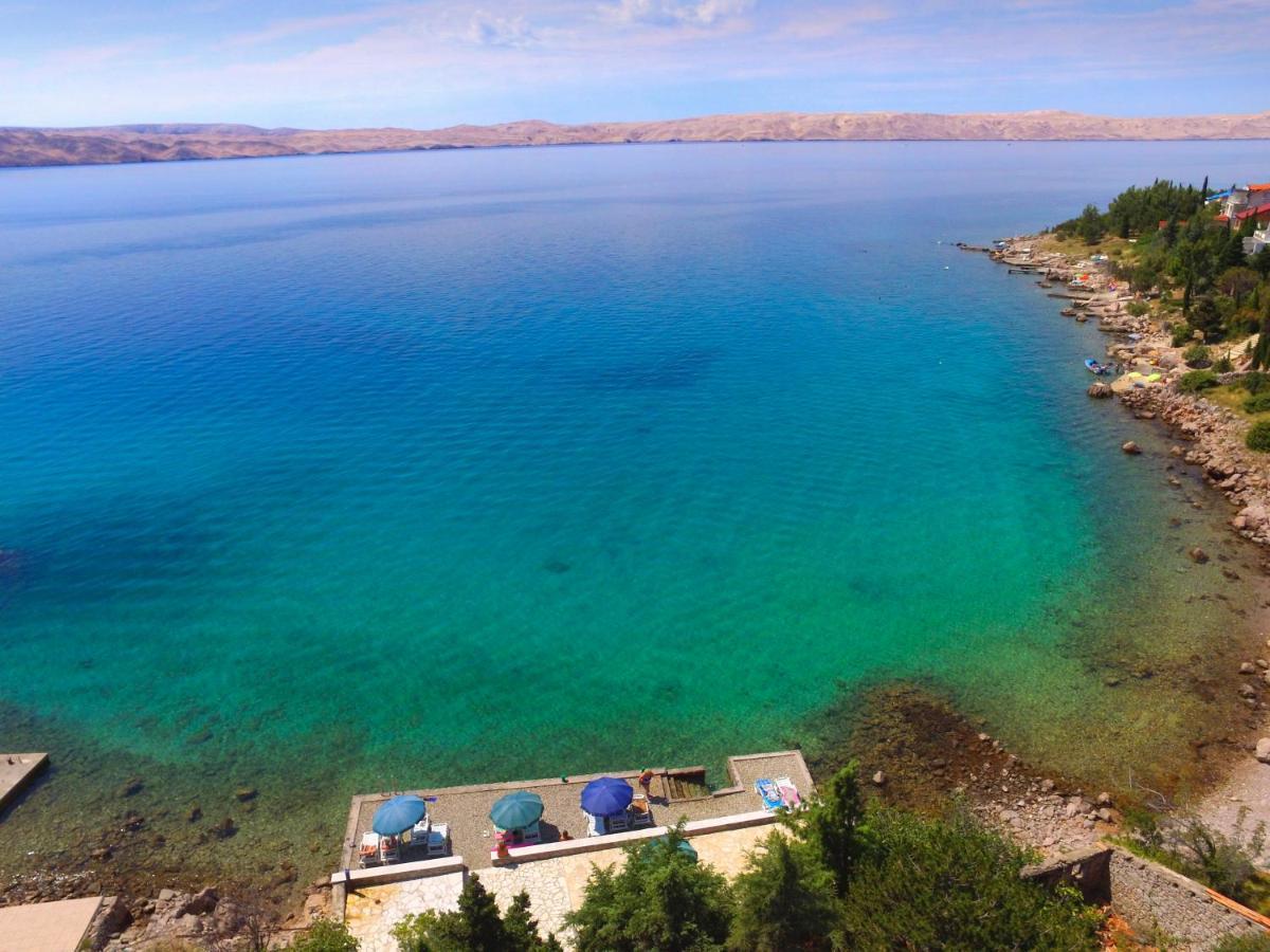 Apartmani Ribarica**** Karlobag Bagian luar foto